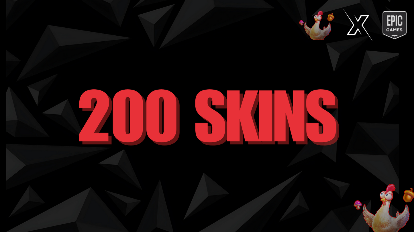 [FA] 200+ Skin Fortnite acc