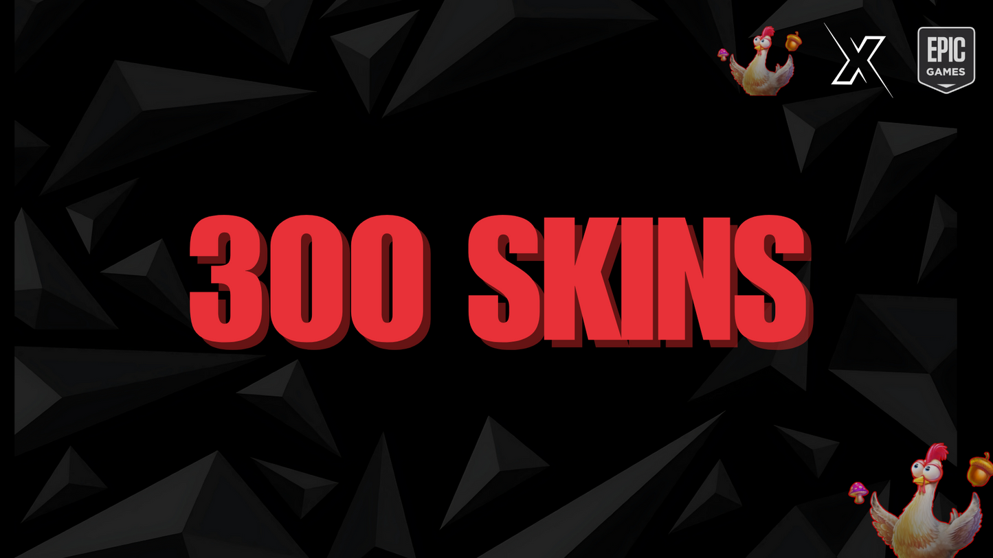 [FA] 300+ Skin Fortnite acc